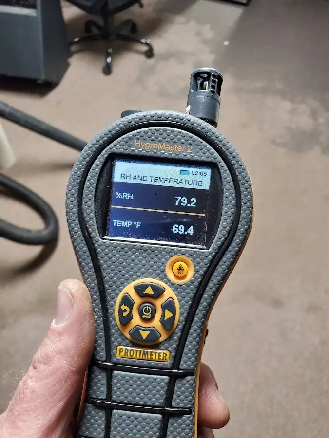 Moisture meter humidity assessment for Fire & Smoke Damage Restoration in East Hampton